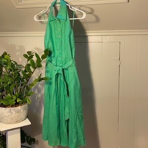 Ralph Lauren Linen Halter Dress